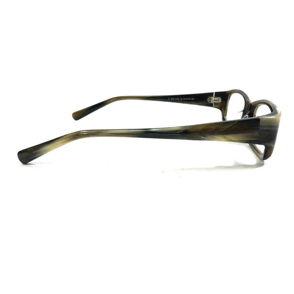 Iyoko-Inyake Eyeglasses Frames IY 259 COL. 18 Black Brown Horn Pattern 54-16-135